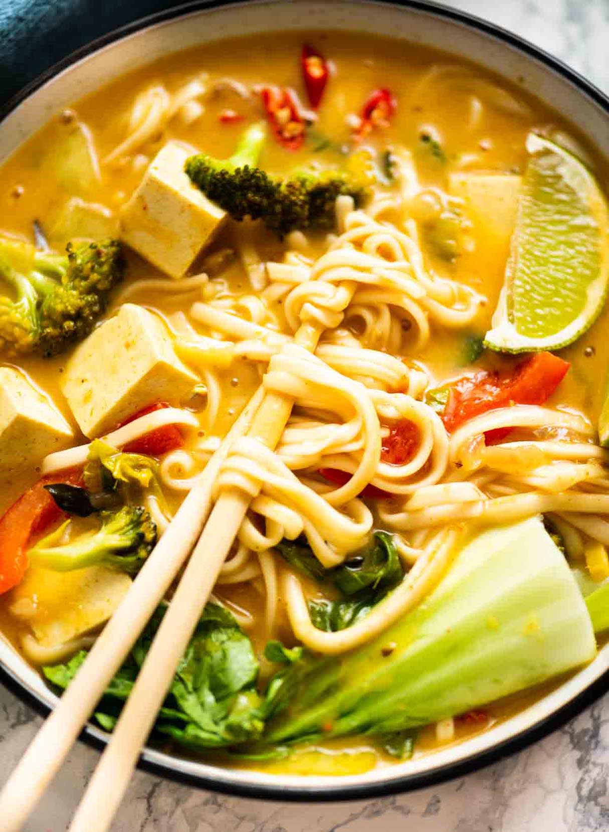 Vegan Thai Noodle Soup
