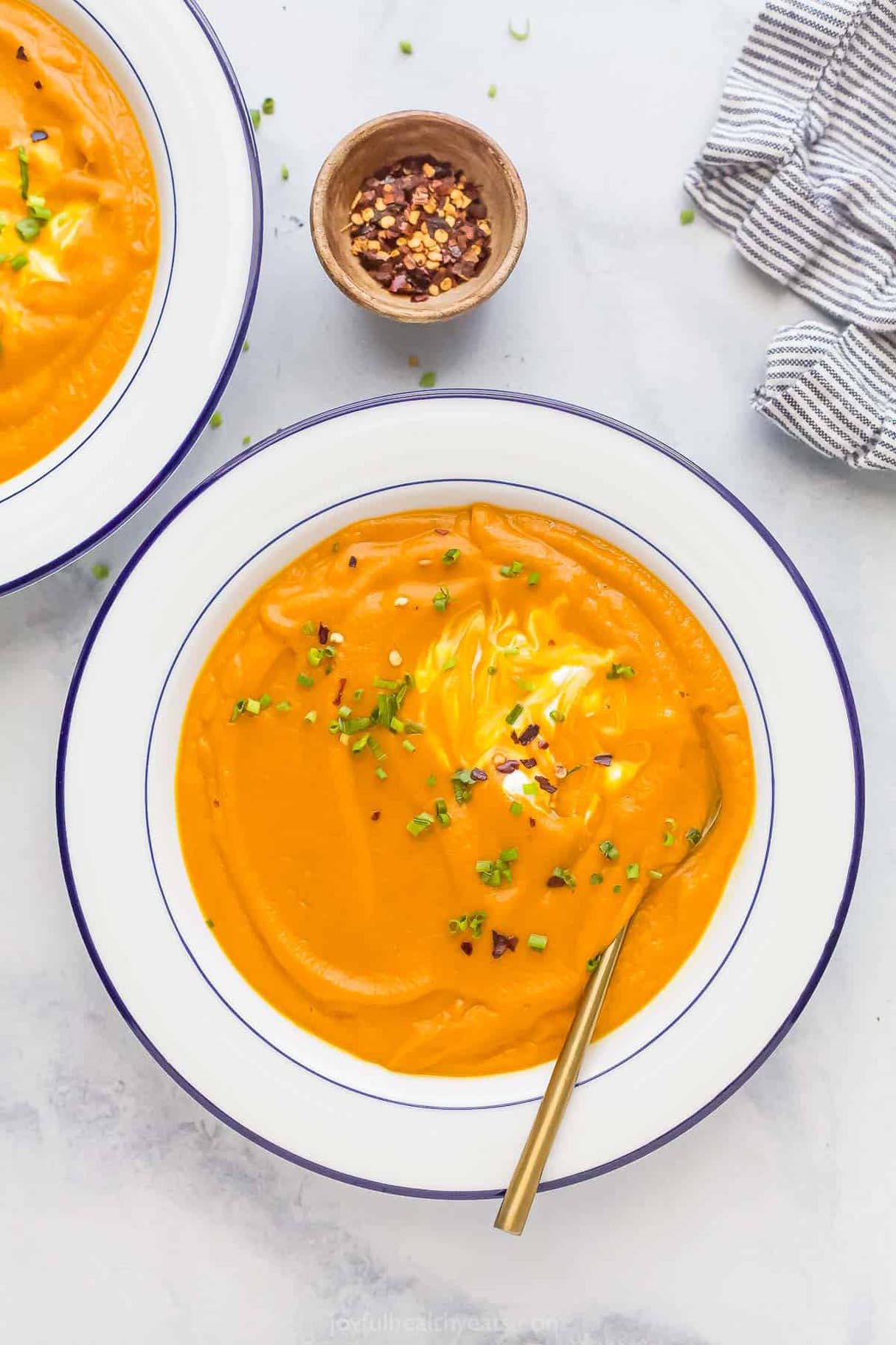 Carrot and Ginger Soup {Vegan+GF}