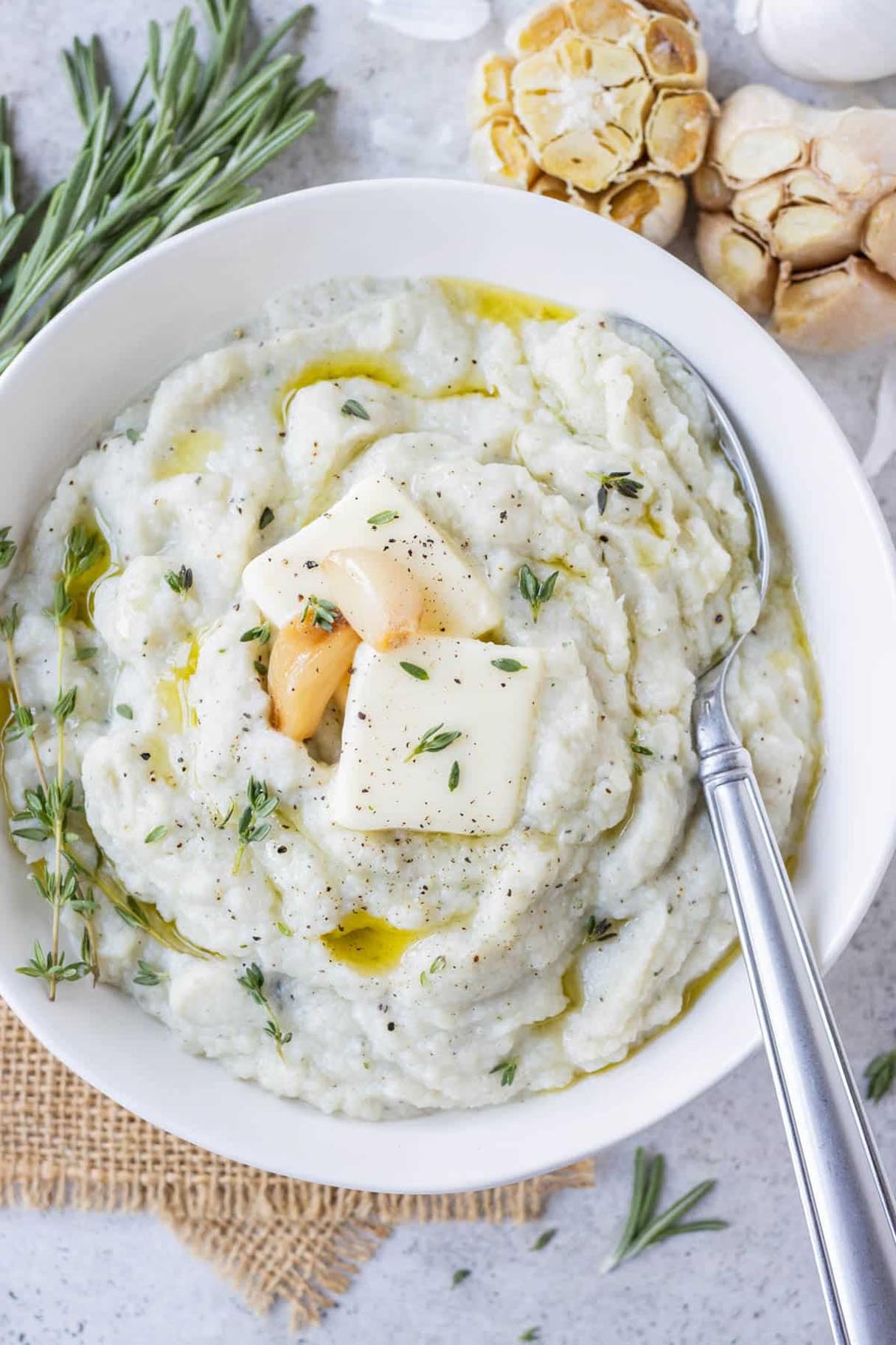 Garlic Cauliflower Mash