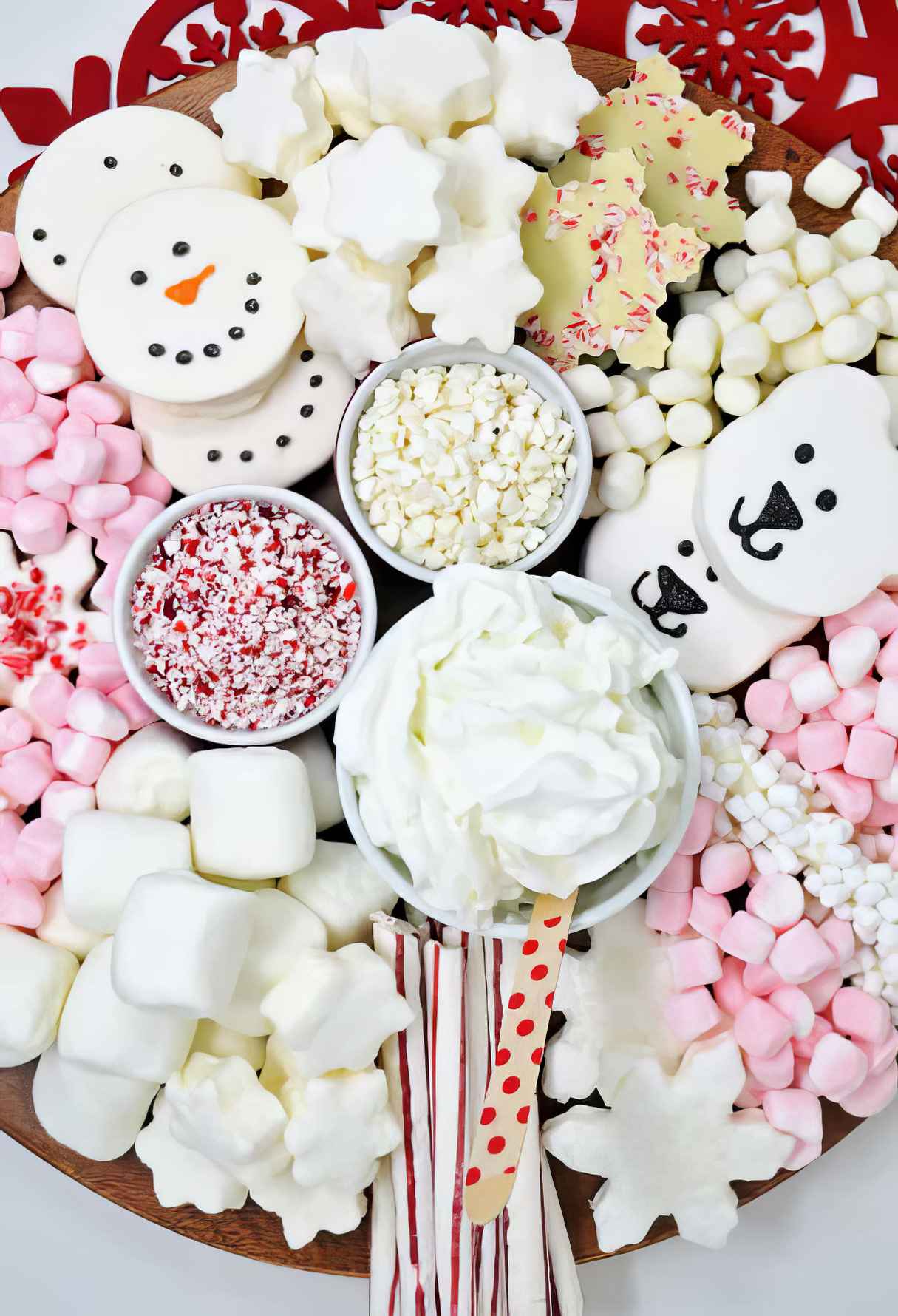 Hot Chocolate Toppings Board {A Hot Cocoa Dessert Board Kids and Adults Will Love!}