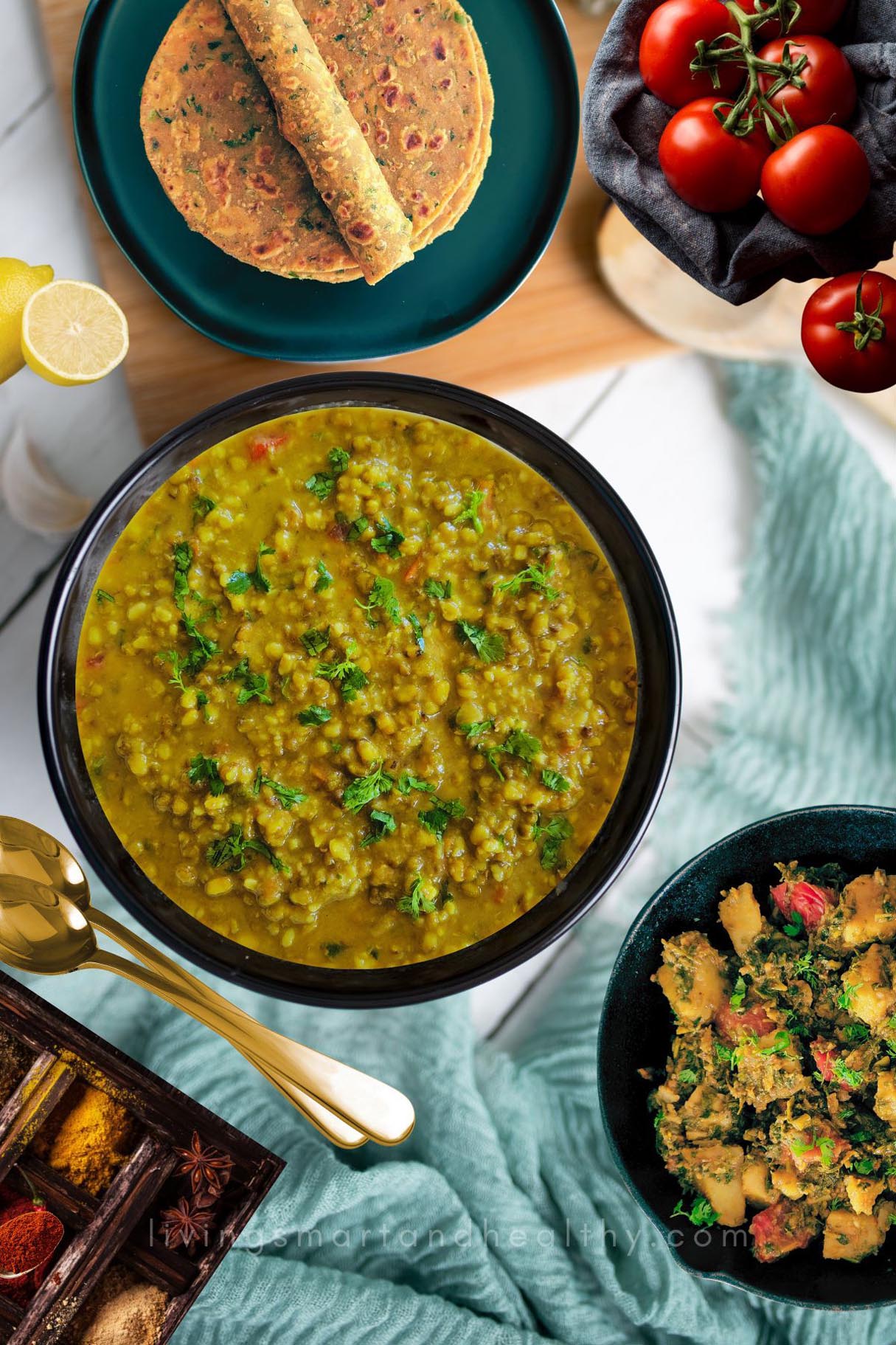 How to Make Healthy Green Moong Stew