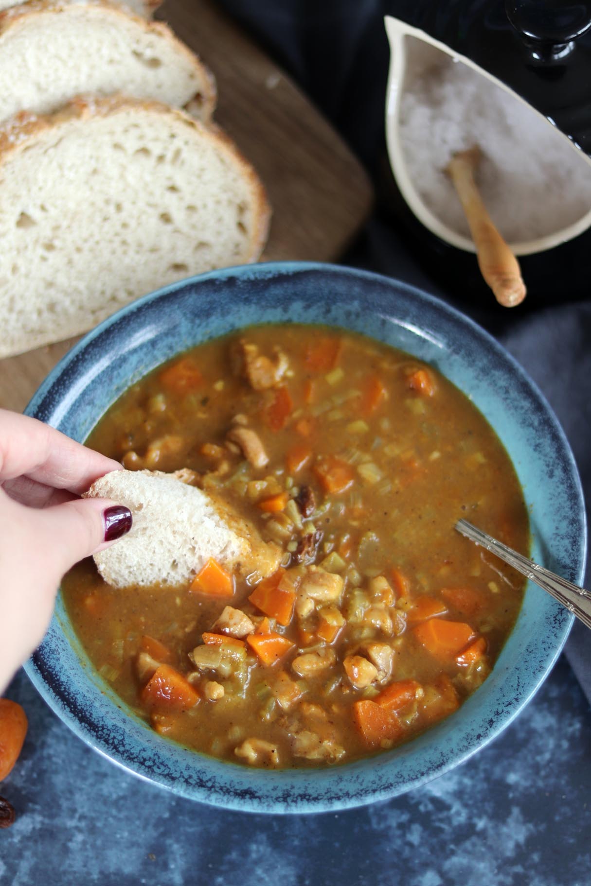 Moroccan Chicken Soup