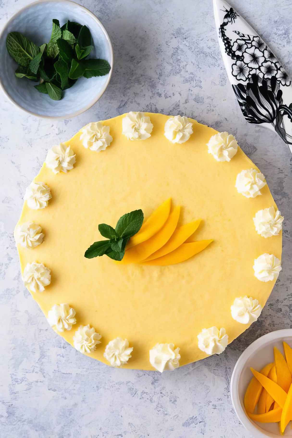 No-Bake Mango Pie