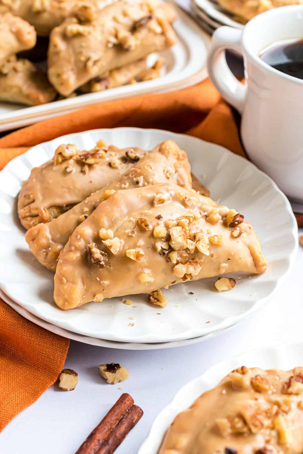 Nutty Pumpkin Hand Pies with a Maple Walnut Glaze-baked