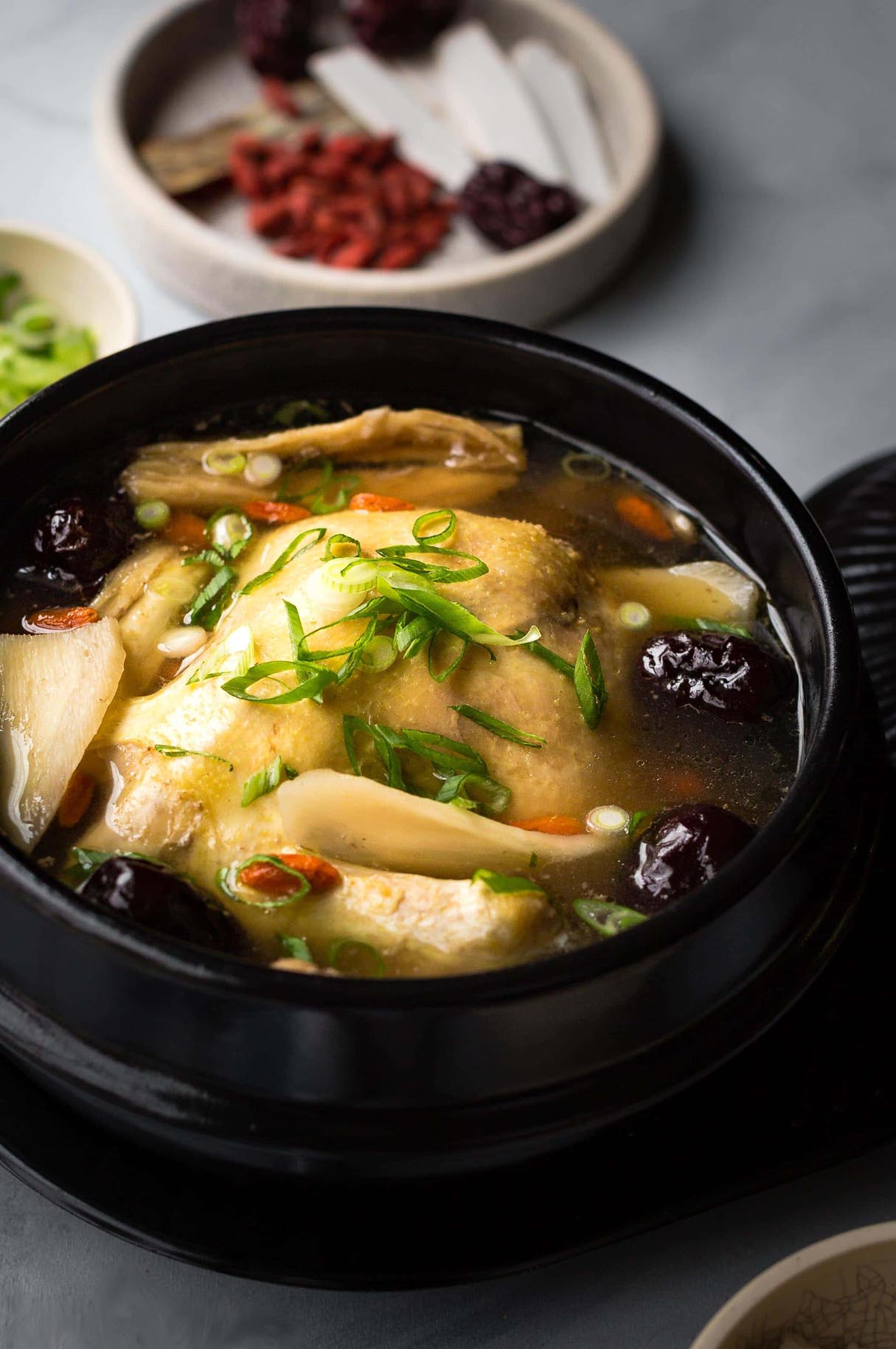Vietnamese Coconut Herbal Chicken Soup